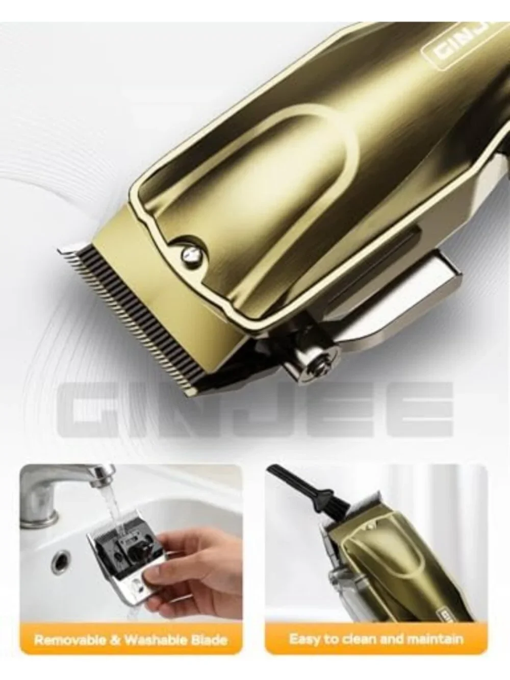 Cordless Hair Clippers for Men, LED Display, 7000 RPM, Professional Grooming
